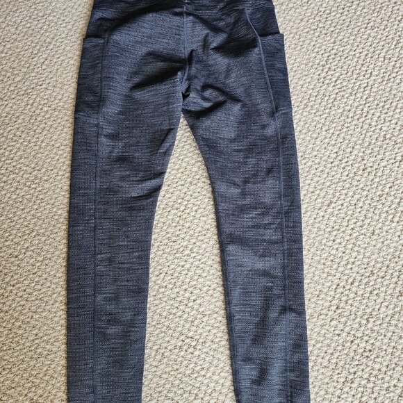 Mondetta Performance + Luxury long brushed fleece leggings warm small blue - Picture 6 of 8